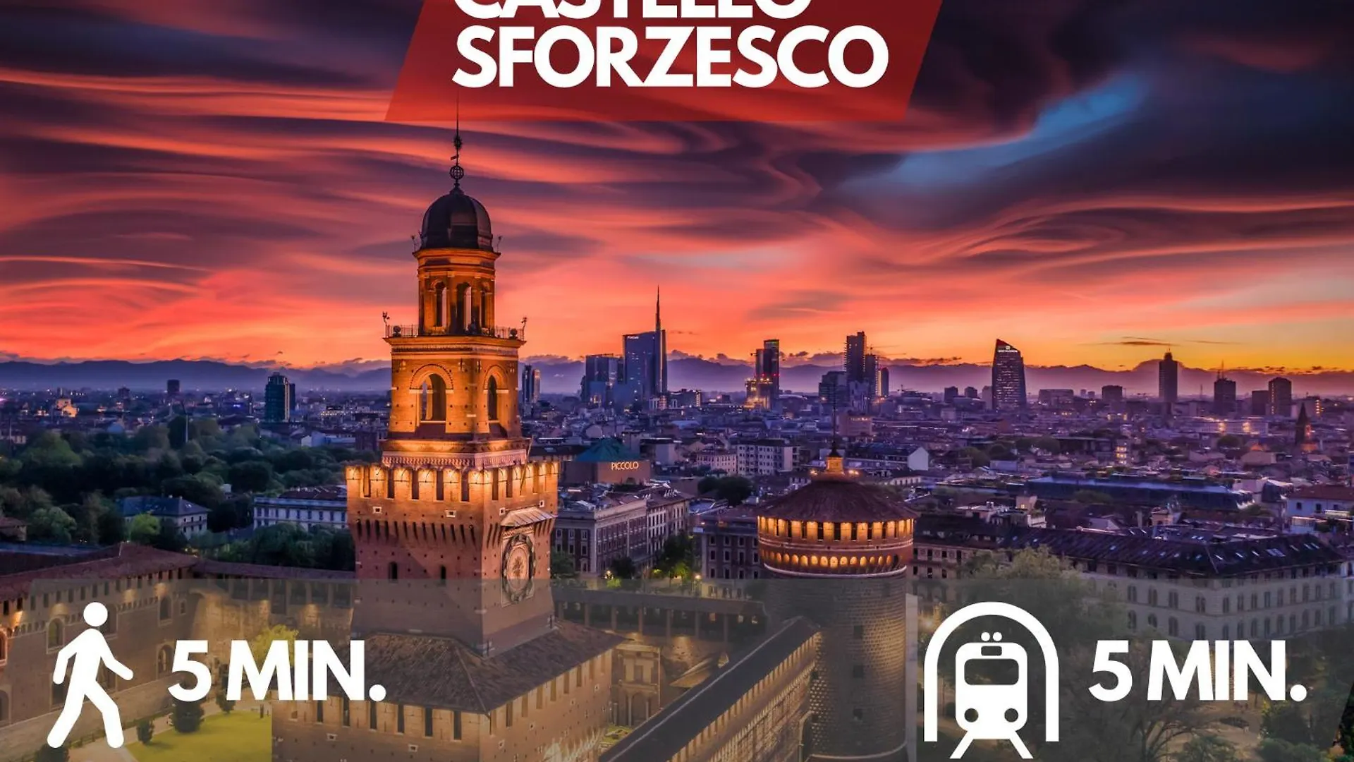Central Modern 3-Room Flat - Near Metro & Park Milan Italy