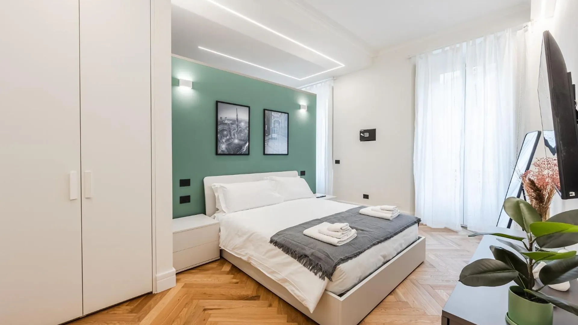 Central Modern 3-Room Flat - Near Metro & Park Milan 0*,